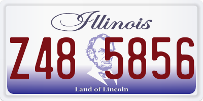 IL license plate Z485856