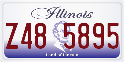 IL license plate Z485895