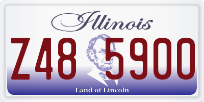 IL license plate Z485900
