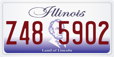 IL license plate Z485902
