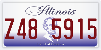 IL license plate Z485915
