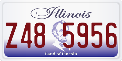 IL license plate Z485956