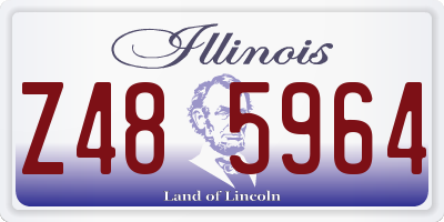 IL license plate Z485964
