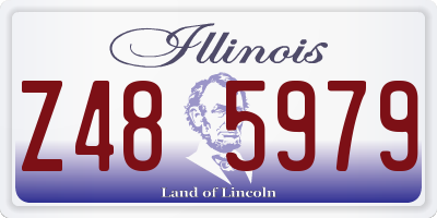 IL license plate Z485979