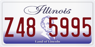 IL license plate Z485995