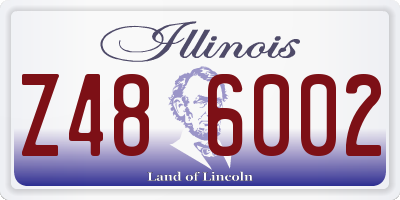 IL license plate Z486002