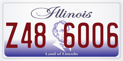 IL license plate Z486006