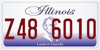 IL license plate Z486010