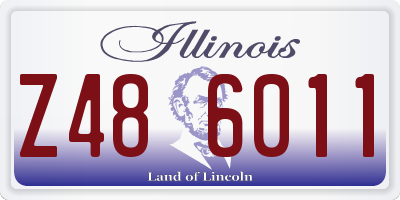 IL license plate Z486011