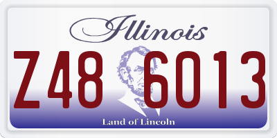 IL license plate Z486013