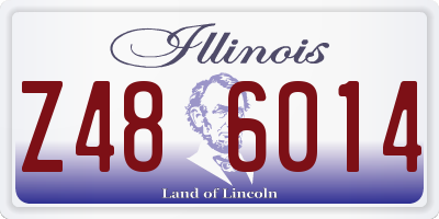 IL license plate Z486014