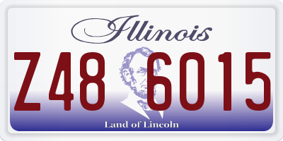 IL license plate Z486015