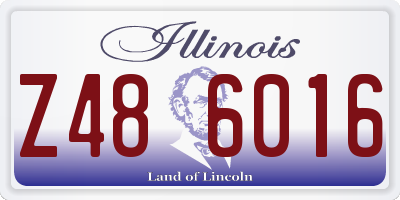 IL license plate Z486016