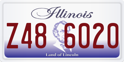 IL license plate Z486020