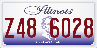 IL license plate Z486028