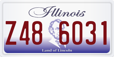 IL license plate Z486031