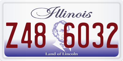 IL license plate Z486032