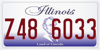 IL license plate Z486033