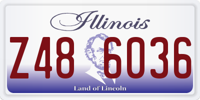 IL license plate Z486036