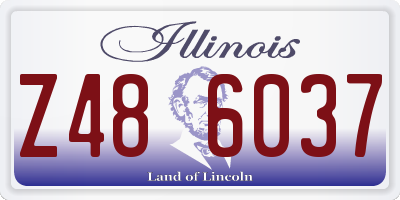 IL license plate Z486037