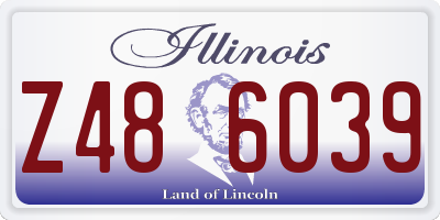 IL license plate Z486039
