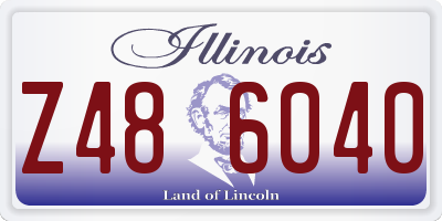 IL license plate Z486040