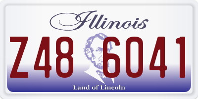 IL license plate Z486041