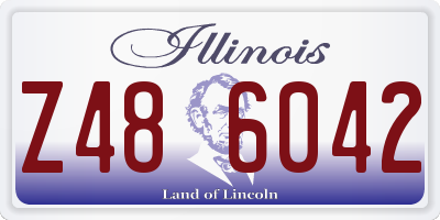 IL license plate Z486042
