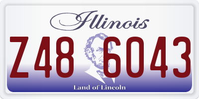 IL license plate Z486043