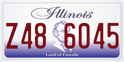 IL license plate Z486045