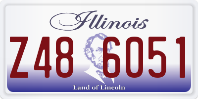 IL license plate Z486051