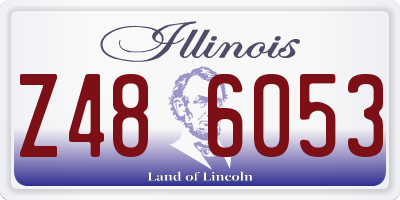 IL license plate Z486053