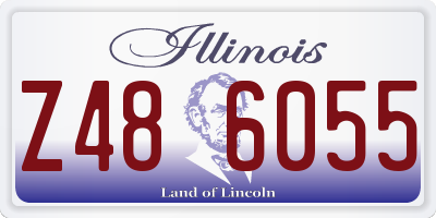 IL license plate Z486055