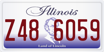 IL license plate Z486059