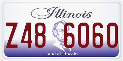 IL license plate Z486060