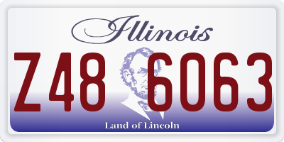 IL license plate Z486063