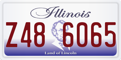 IL license plate Z486065
