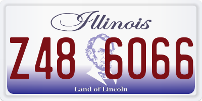 IL license plate Z486066