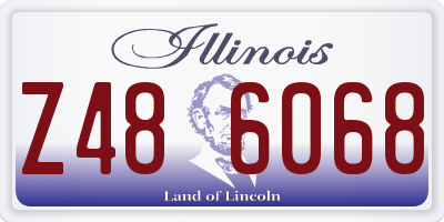 IL license plate Z486068