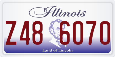 IL license plate Z486070