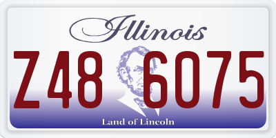 IL license plate Z486075