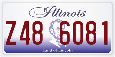 IL license plate Z486081
