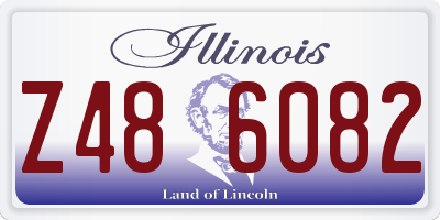 IL license plate Z486082