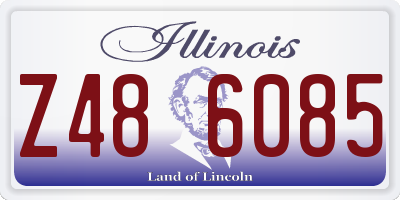 IL license plate Z486085