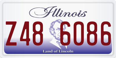 IL license plate Z486086