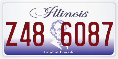 IL license plate Z486087