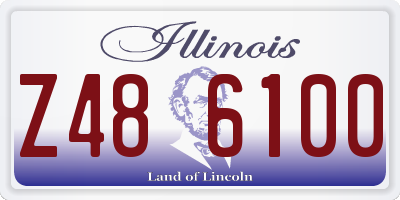 IL license plate Z486100