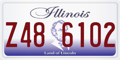 IL license plate Z486102