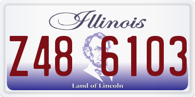 IL license plate Z486103