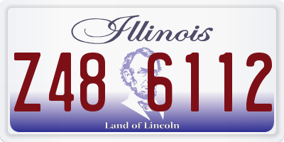 IL license plate Z486112